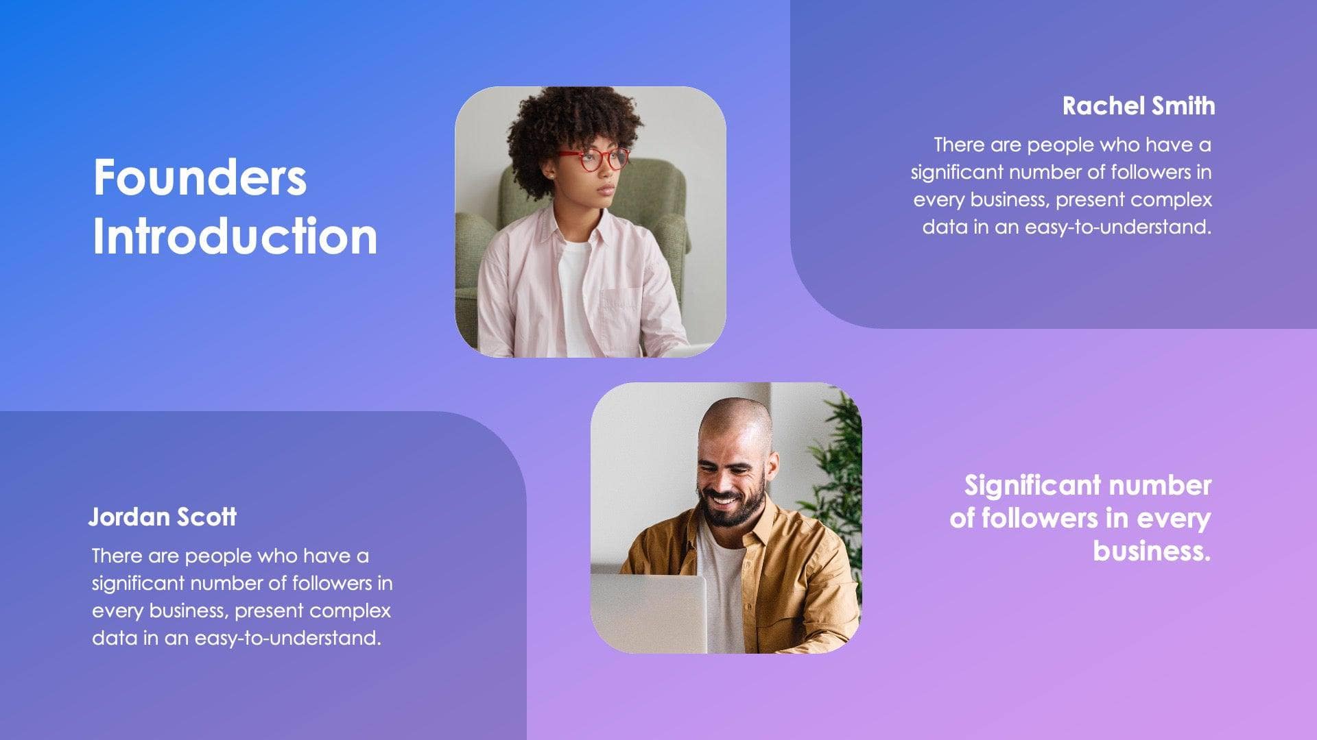 Founder Introduction Slide Infographic Template S03242301 | Infografolio