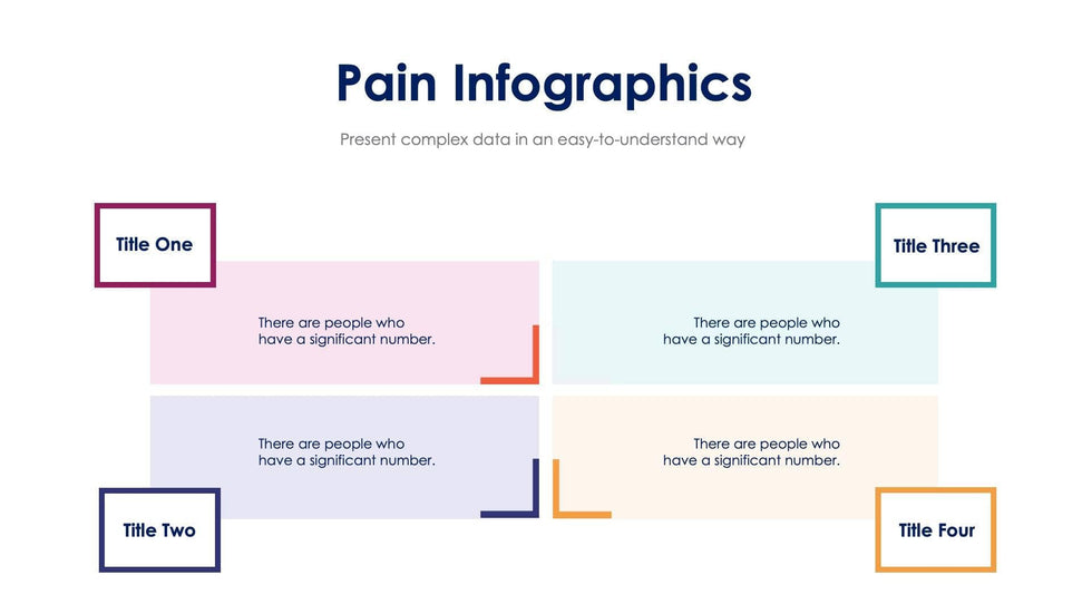 Four Column Table-Slides Slides Pain Slide Infographic Template S12202301 powerpoint-template keynote-template google-slides-template infographic-template