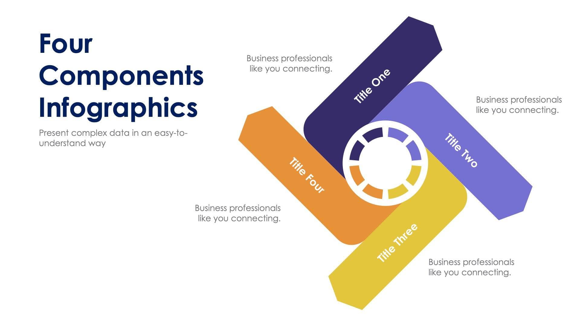 Four Components Infographic Template S01182402 | Infografolio