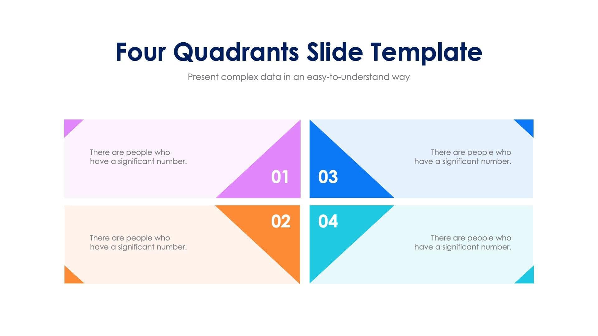 Four Quadrants Slide Infographic Template S09042306 | Infografolio