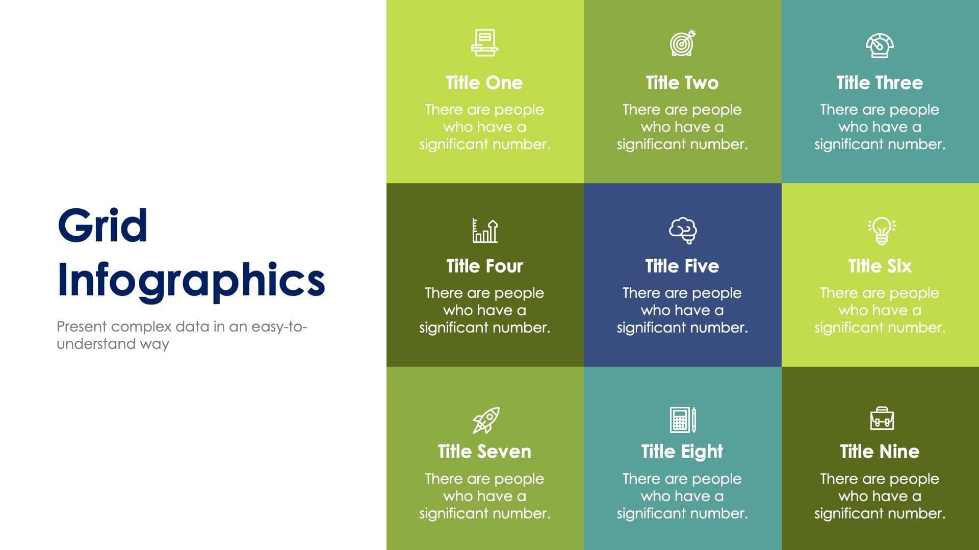 Grid Slide Infographic Template S12192304 | Infografolio