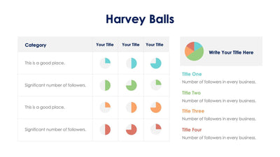 Harvey Balls Slides | Infografolio