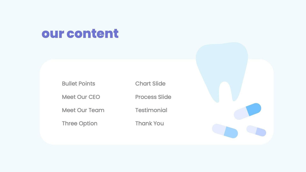 Health-Presentation-Template Slides Light Blue and Violet Simple Dental Presentation Template powerpoint-template keynote-template google-slides-template infographic-template