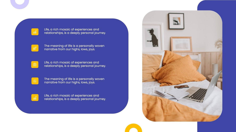 Purple Yellow Professional Presentation Annual Report Template S071323 ...