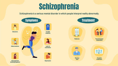 Health-Slides Slides Schizophrenia Health Infographic Template powerpoint-template keynote-template google-slides-template infographic-template