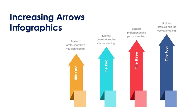 Increasing Arrows Slides | Infografolio