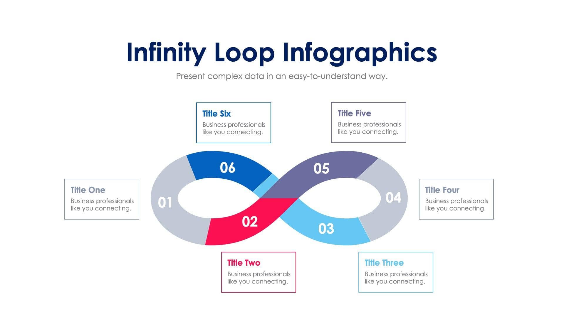 Infinity Loop Slide Infographic Template S03042401 | Infografolio