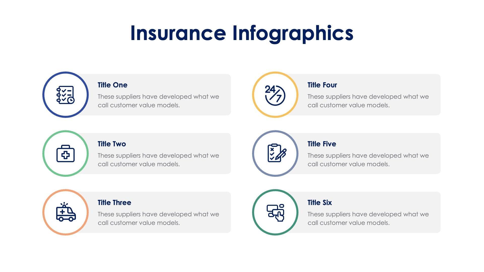 Insurance Slide Infographic Template S06262307 | Infografolio