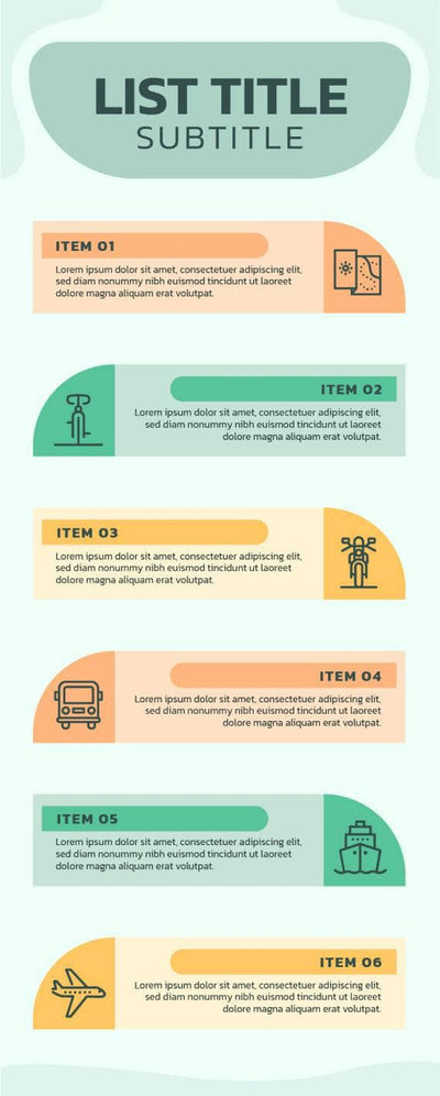 List-Infographics – Infografolio