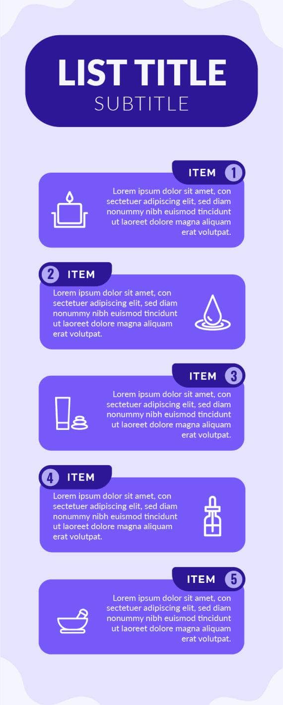 List Info Example List-Infographics | Infografolio