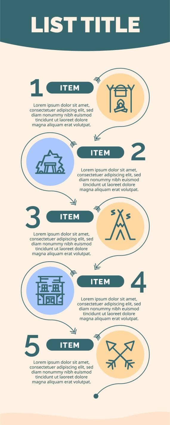 List Info Example List-Infographics | Infografolio