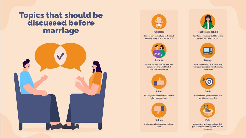Marriage-Slides Slides Topics That Should Be Discussed Before Marriage Infographic Template powerpoint-template keynote-template google-slides-template infographic-template