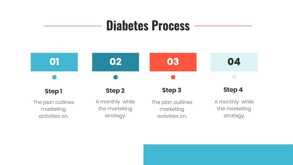 Medical-Presentation-Templates Slides Aquamarine and Red Simple HIV Care Presentation Template S07262301 powerpoint-template keynote-template google-slides-template infographic-template