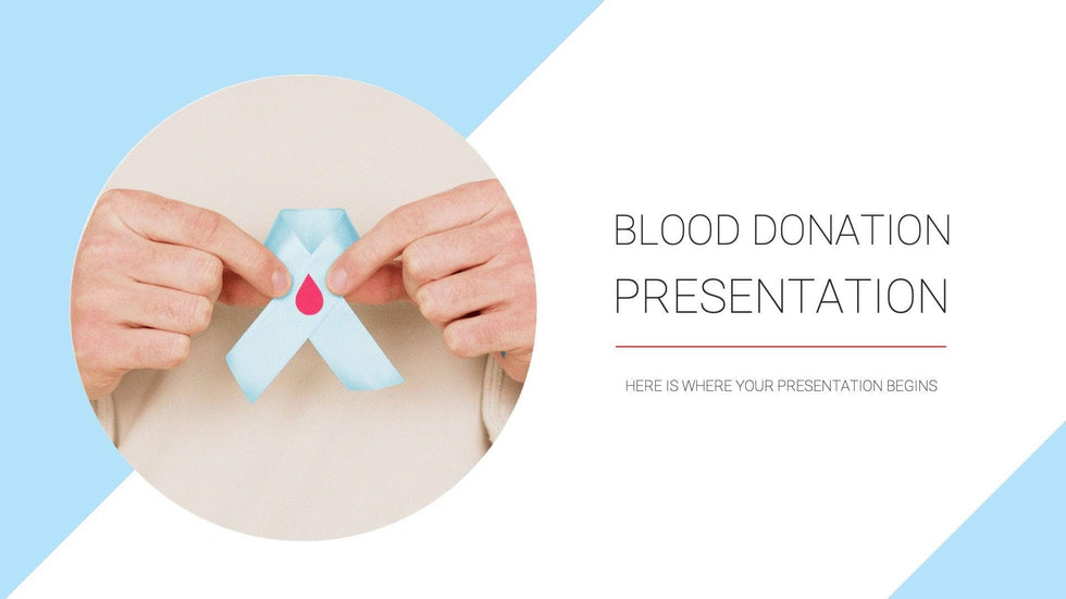 Medical-Presentation-Templates Slides Blood Donation Presentation Template S07312301 powerpoint-template keynote-template google-slides-template infographic-template