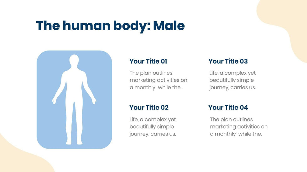 Medical-Presentation-Templates Slides Blue Light and Yellow Simple Anatomy Presentation Template S07252301 powerpoint-template keynote-template google-slides-template infographic-template