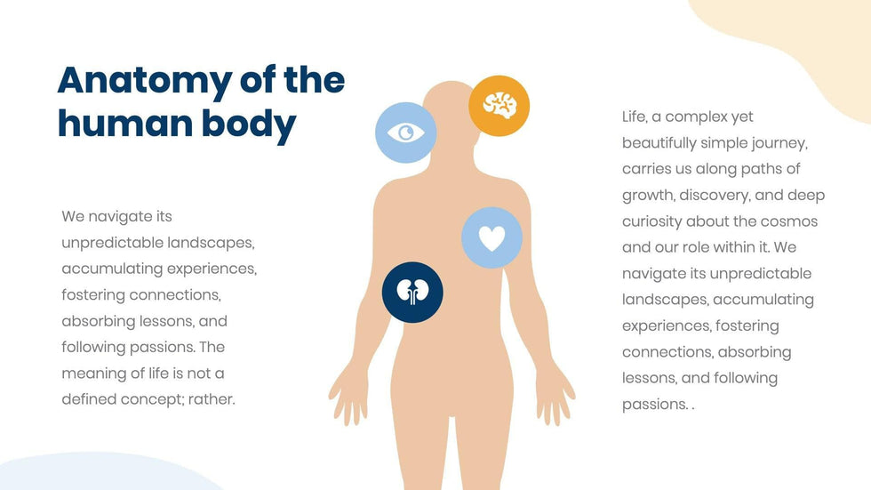 Medical-Presentation-Templates Slides Blue Light and Yellow Simple Anatomy Presentation Template S07252301 powerpoint-template keynote-template google-slides-template infographic-template