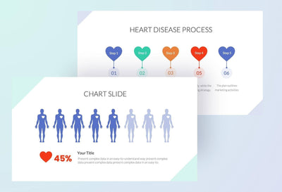 Medical-Presentation-Templates Slides Colorful Professional and Simple Heart Presentation Template S07242301 powerpoint-template keynote-template google-slides-template infographic-template