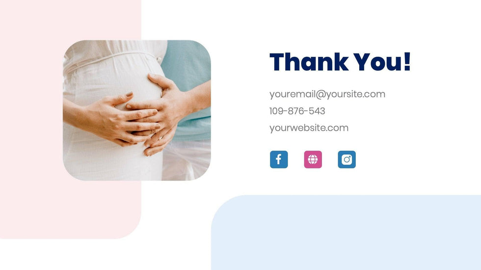 Medical-Presentation-Templates Slides Pink and Blue Simple Pregnancy Presentation Template S07272301 powerpoint-template keynote-template google-slides-template infographic-template