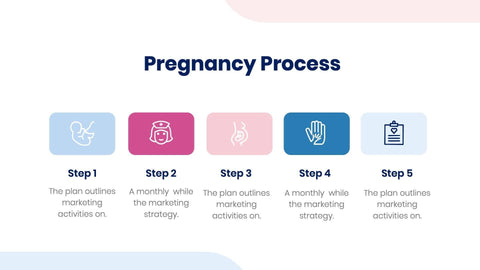 Medical-Presentation-Templates Slides Pink and Blue Simple Pregnancy Presentation Template S07272301 powerpoint-template keynote-template google-slides-template infographic-template