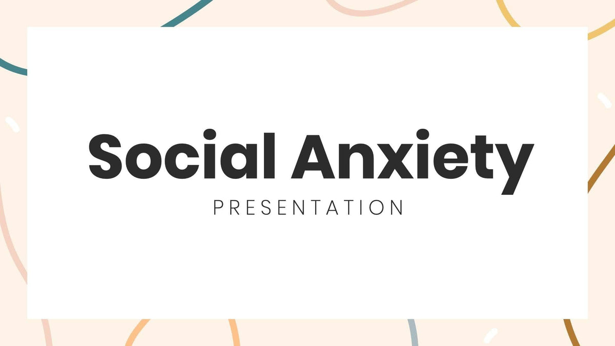Social Anxiety Presentation Template S10202301 Infografolio
