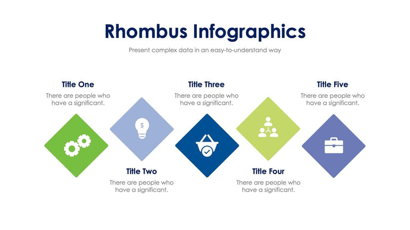 Rhombus Slides | Infografolio