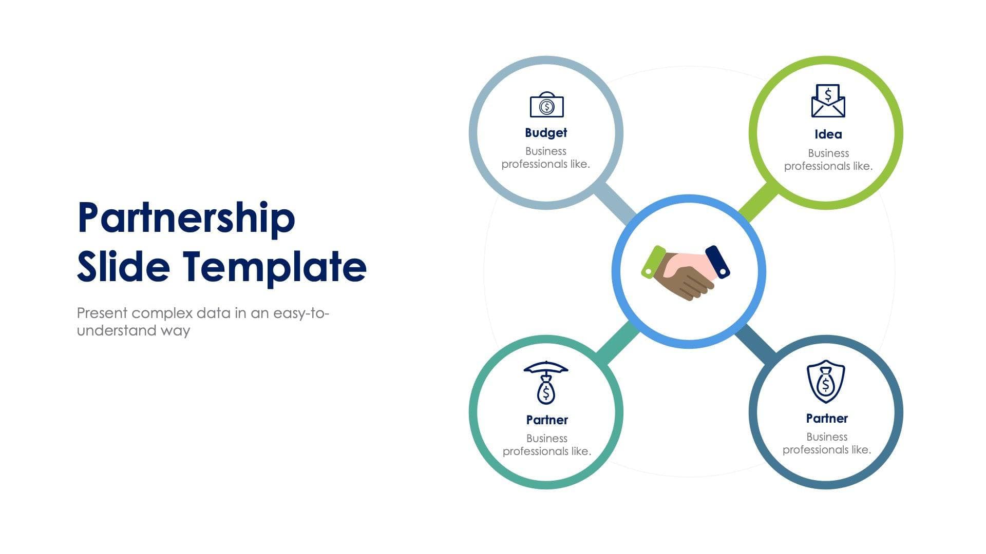 Partnership Slide Infographic Template S09042305 | Infografolio