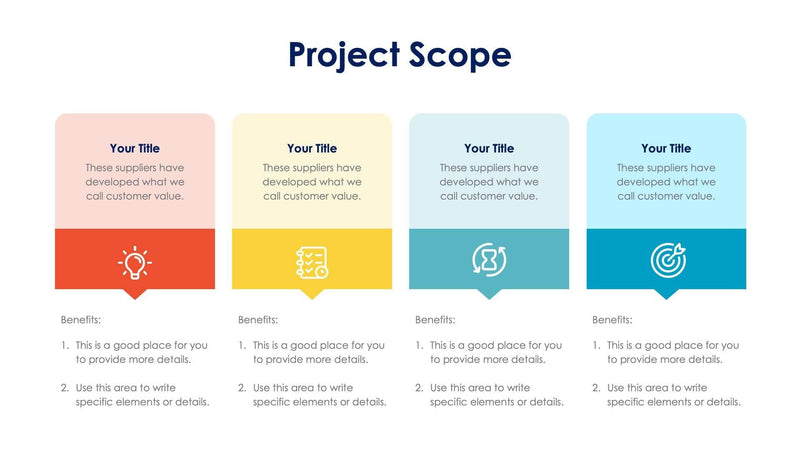 Initial Scope Slide Project Scope Slides | Infografolio