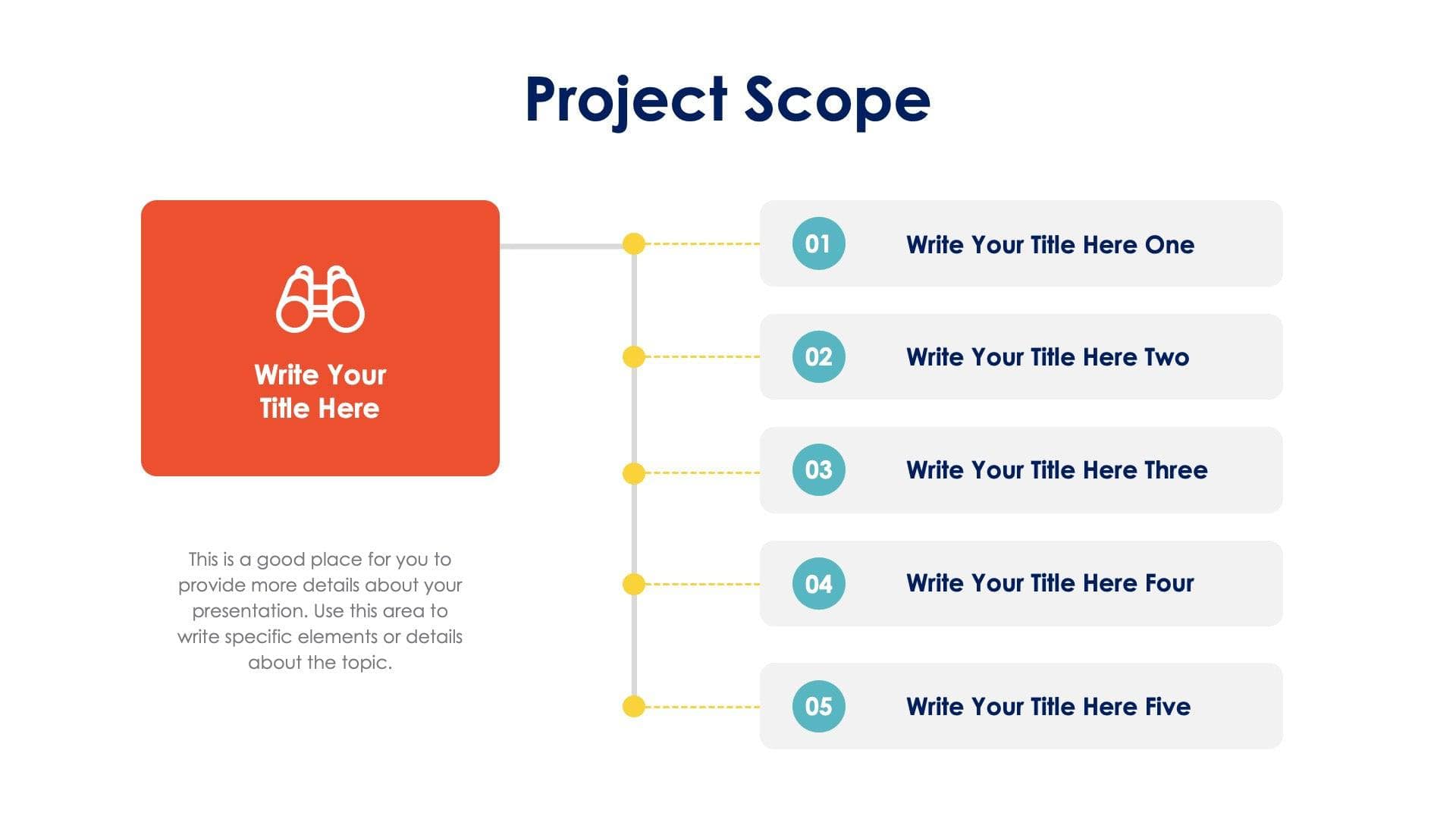 Project Scope Slide Infographic Template S06262306 | Infografolio