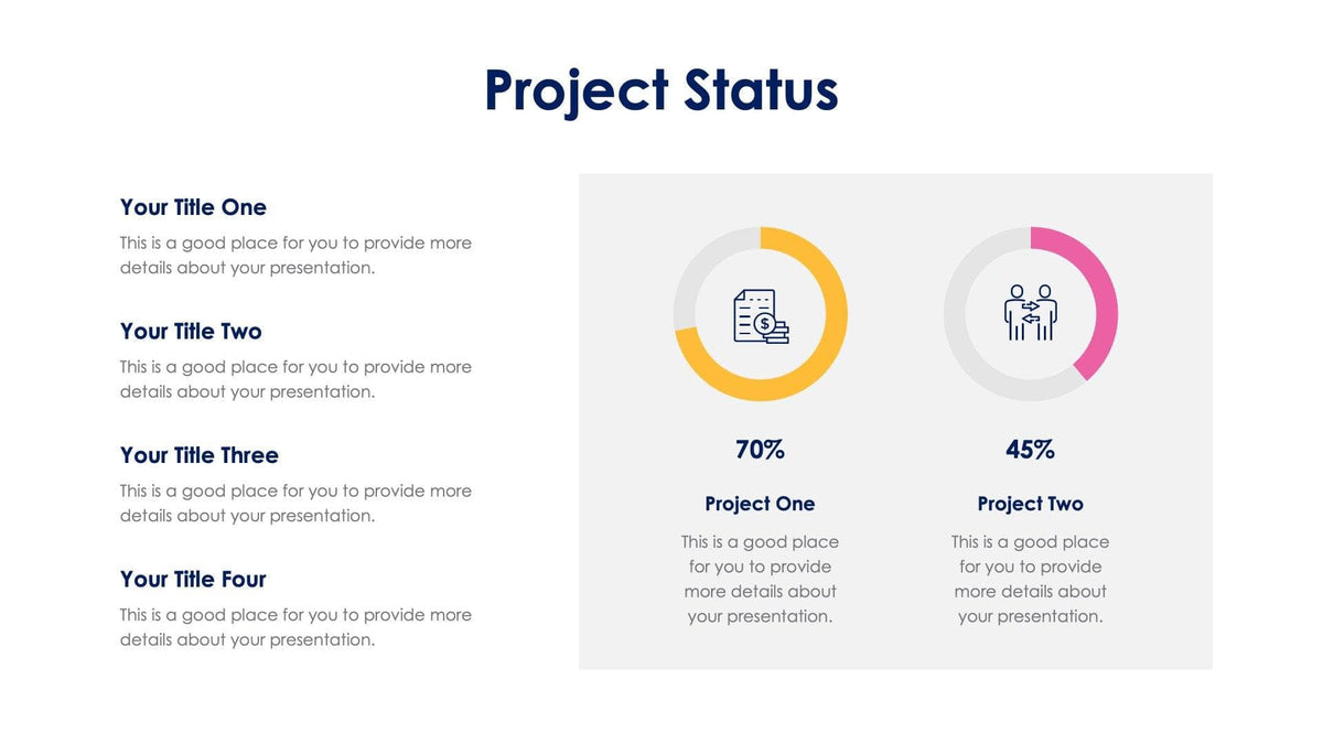 Project Status Slide Infographic Template S04202310 – Infografolio