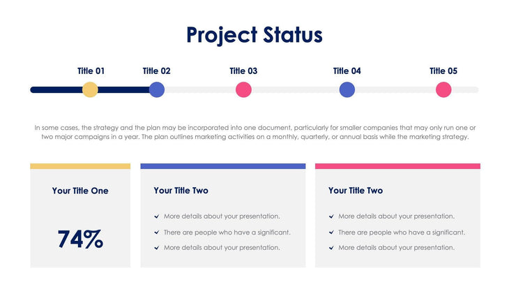 Project Status Slide Infographic Template S04202311 – Infografolio