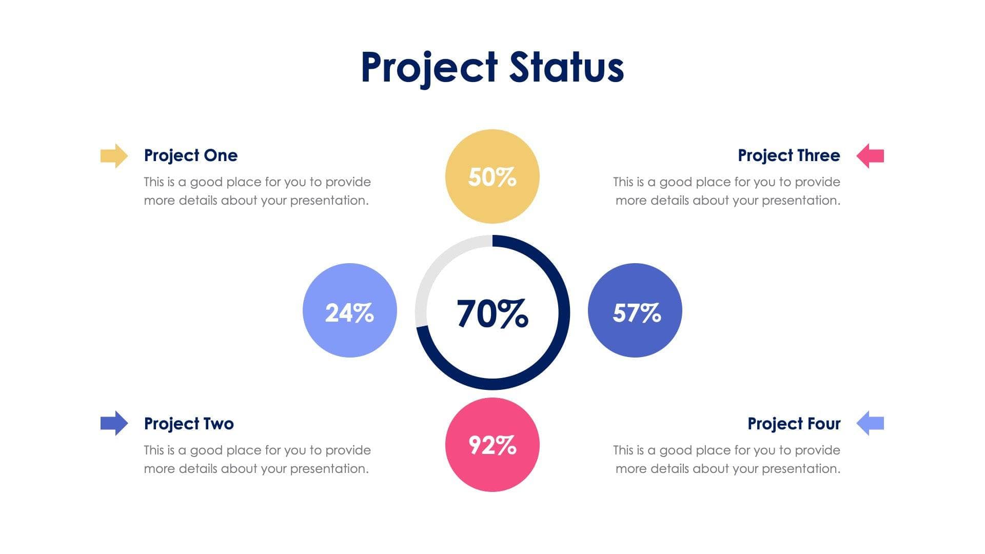 Project Status Slide Infographic Template S04202314 | Infografolio