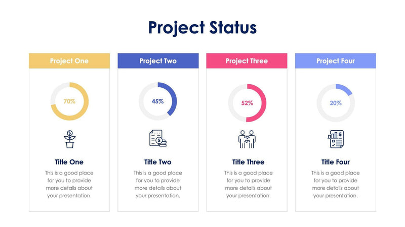 Project Status Slides | Infografolio