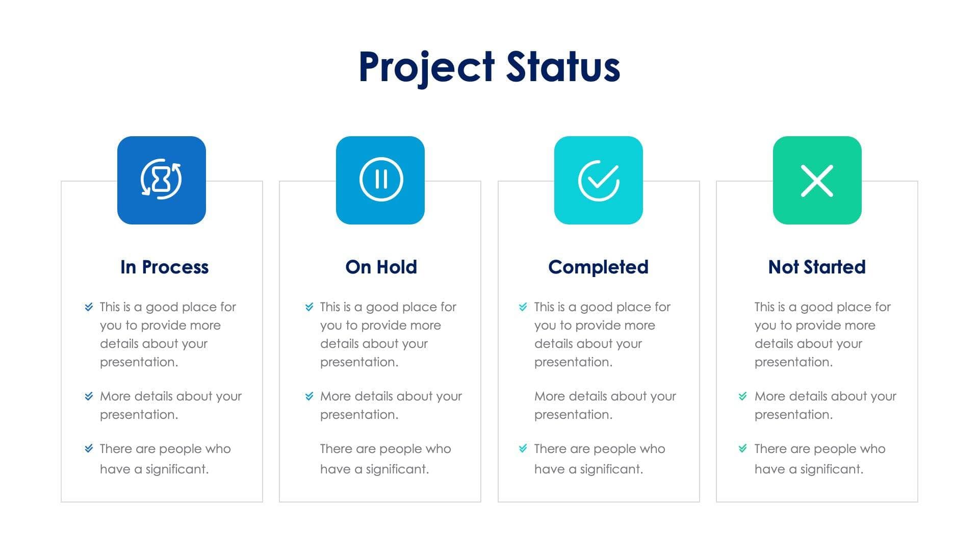 Project Status Slide Infographic Template S04202325 | Infografolio