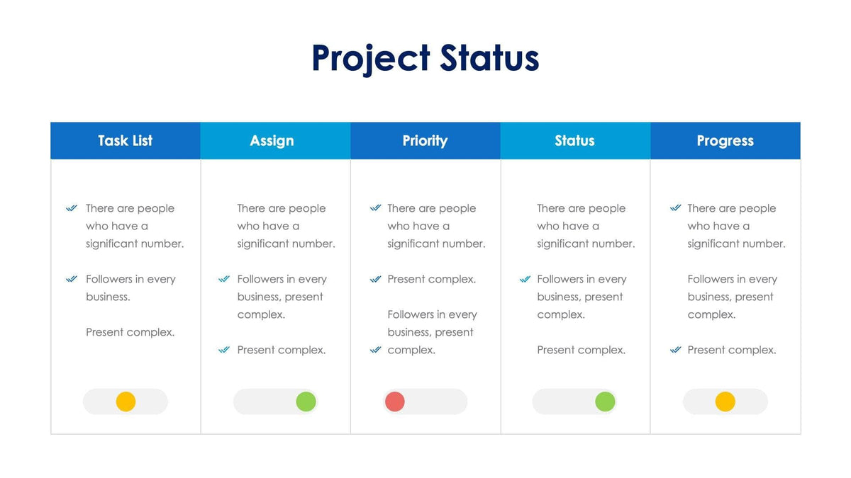 Project Status Slide Infographic Template S04202327 – Infografolio