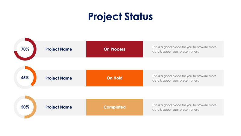 Project Status Slides | Infografolio