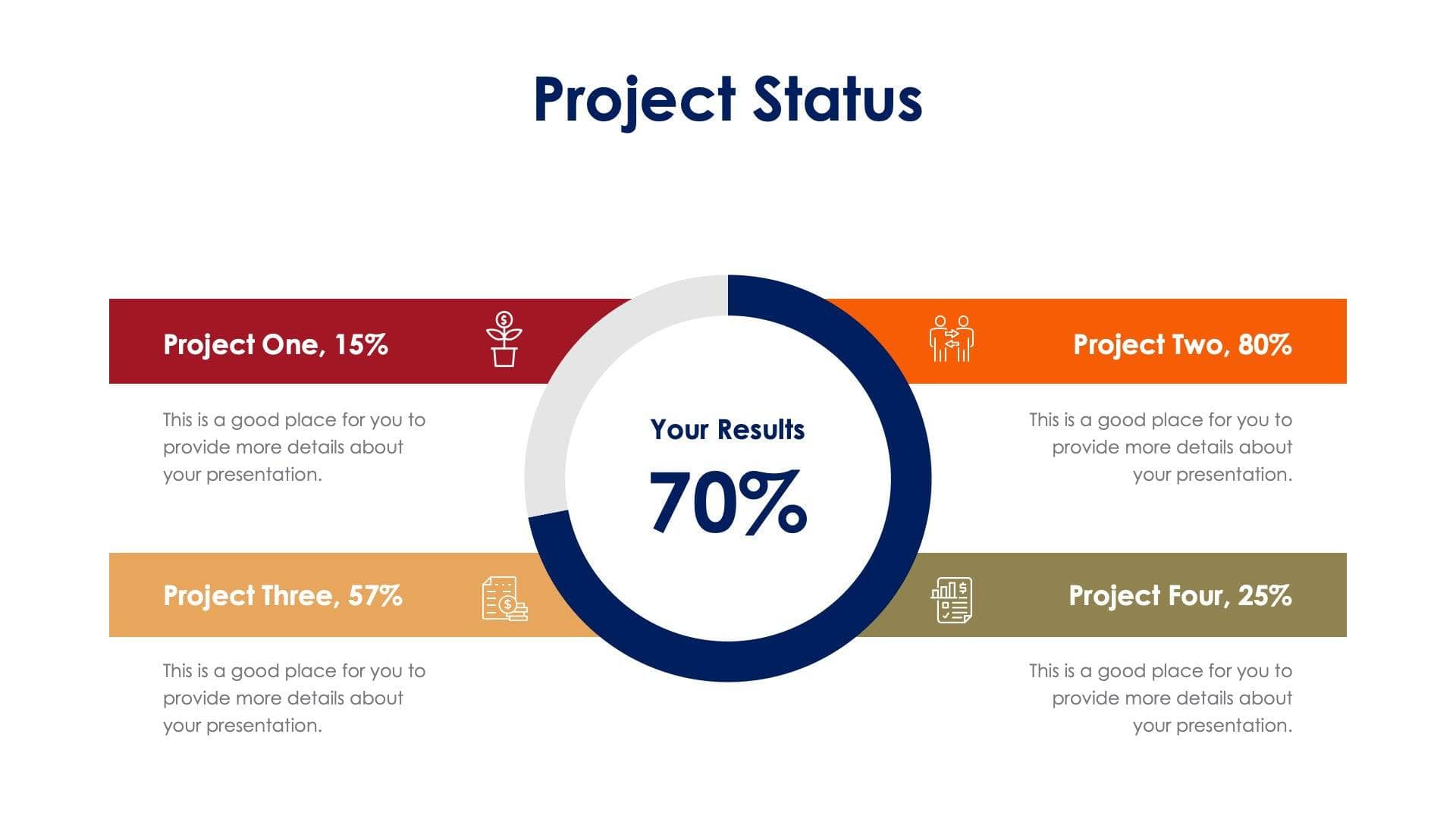 Project Status Slide Infographic Template S04202336 | Infografolio