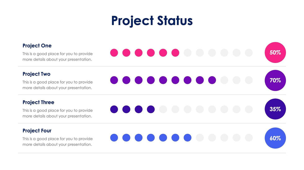 Project Status Slide Infographic Template S04202344 | Infografolio