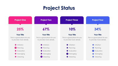 Project Status Slides – Infografolio