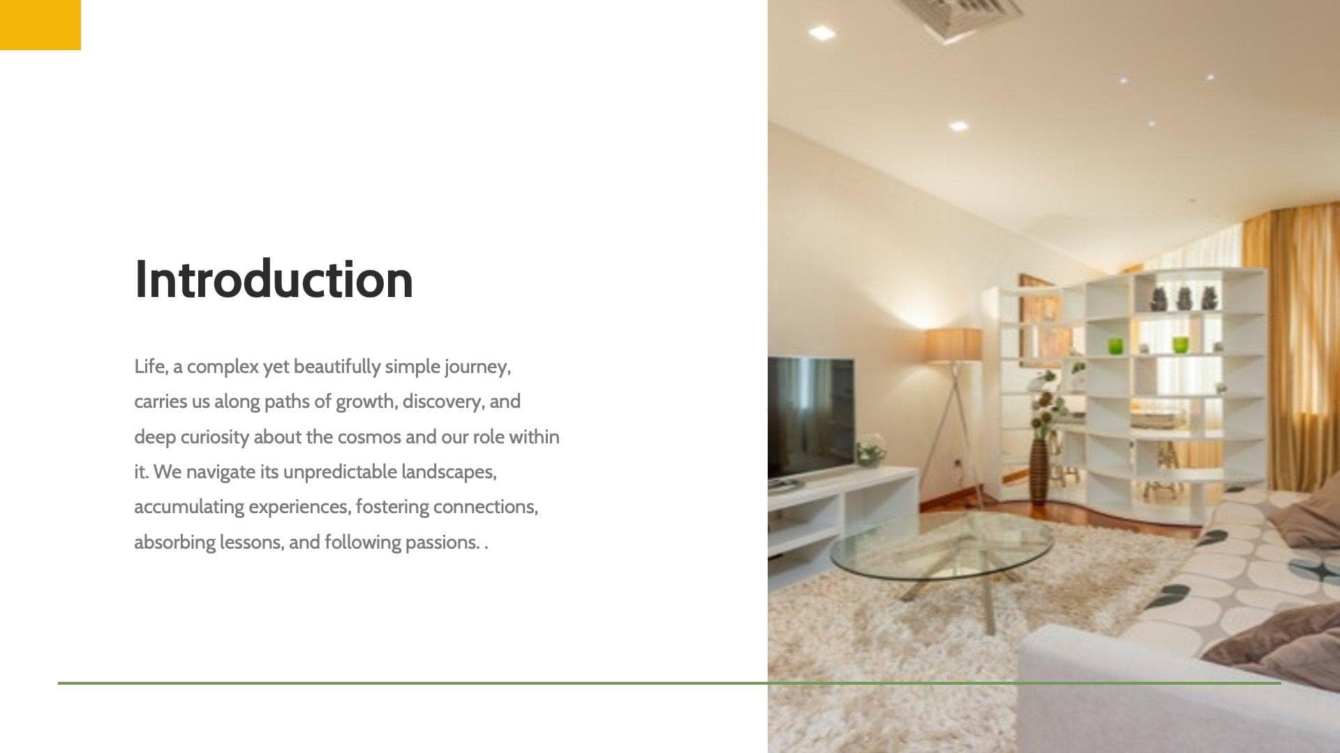 Open House Presentation Template S08252301 | Infografolio
