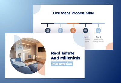 Real-Estate-Presentation-Templates Slides Real Estate and Millenials Presentation Template S09082301 powerpoint-template keynote-template google-slides-template infographic-template