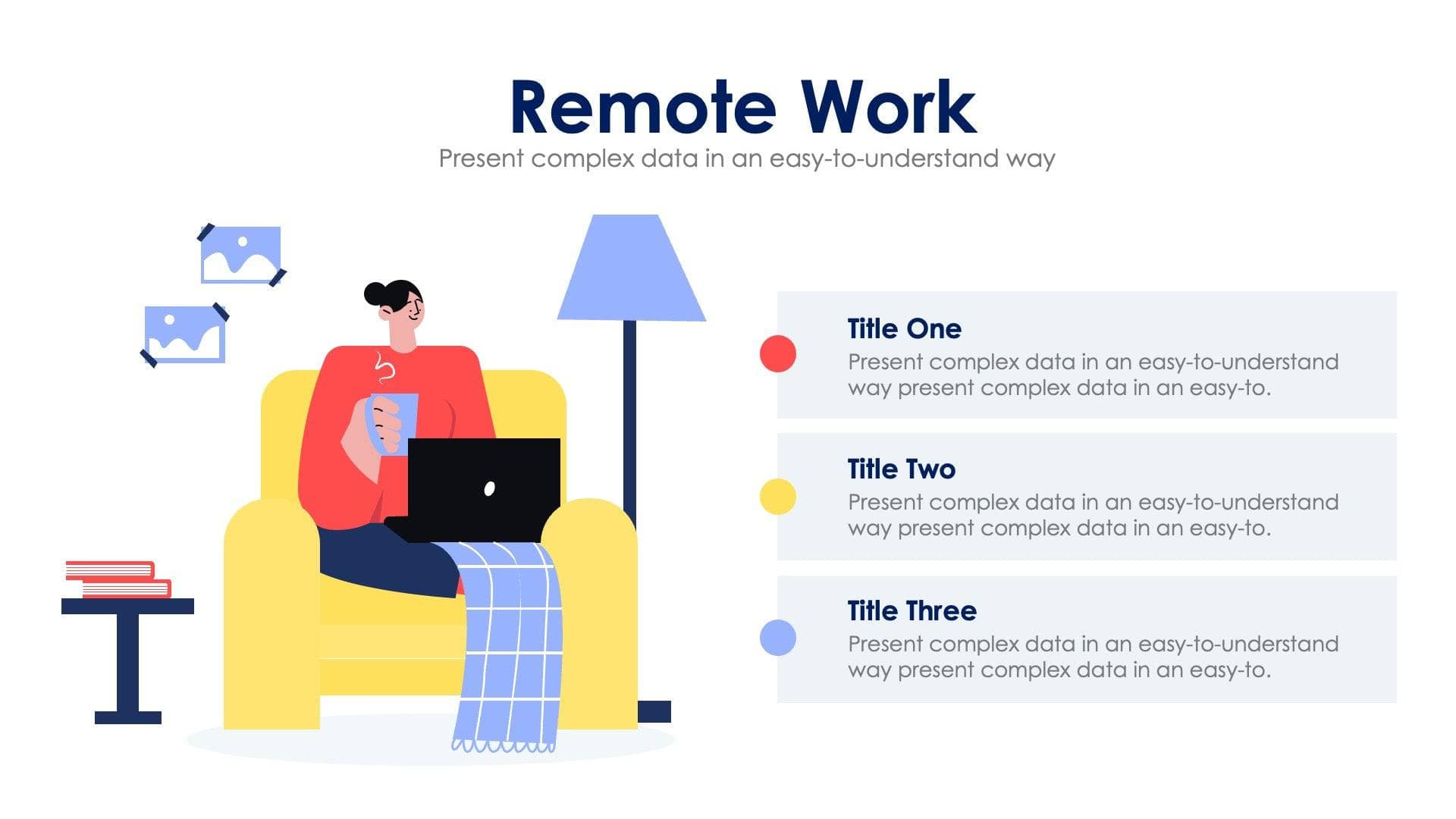 Remote Work Slide Infographic Template S01252306 | Infografolio