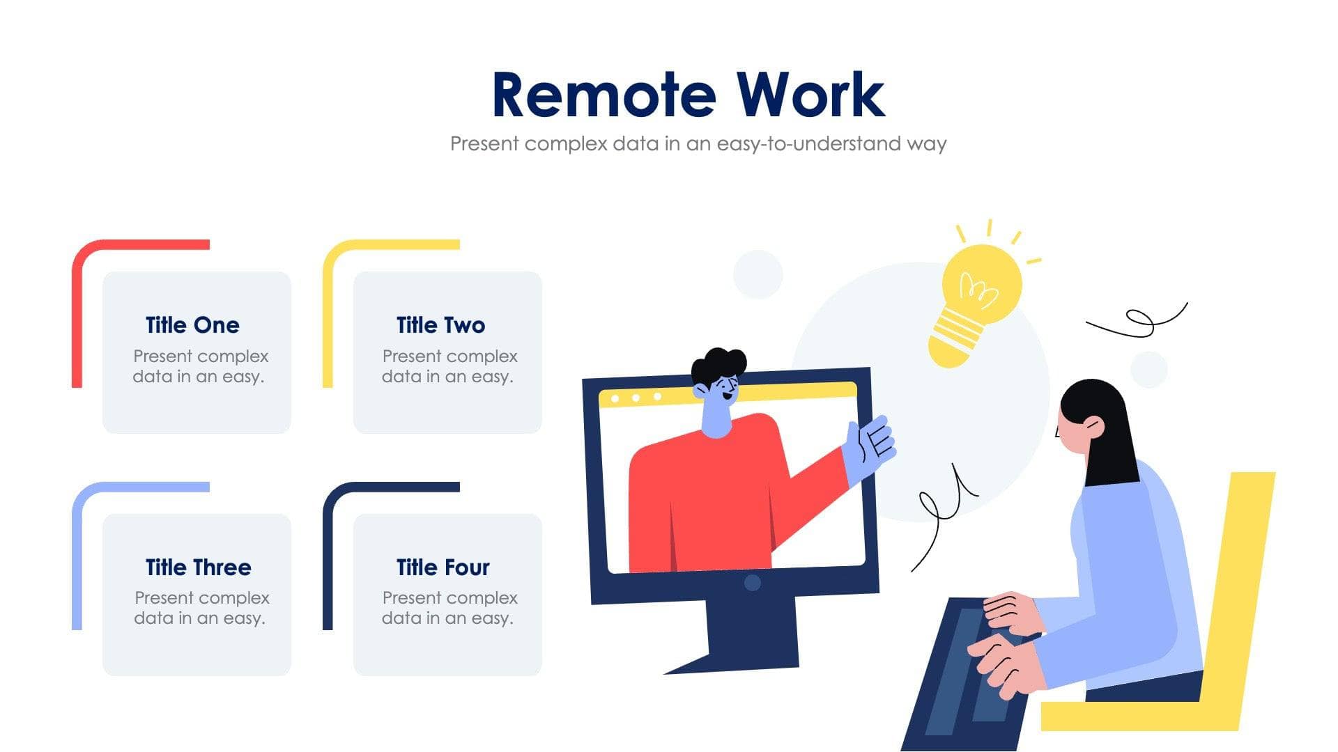 Remote Work Slide Infographic Template S01252308 | Infografolio