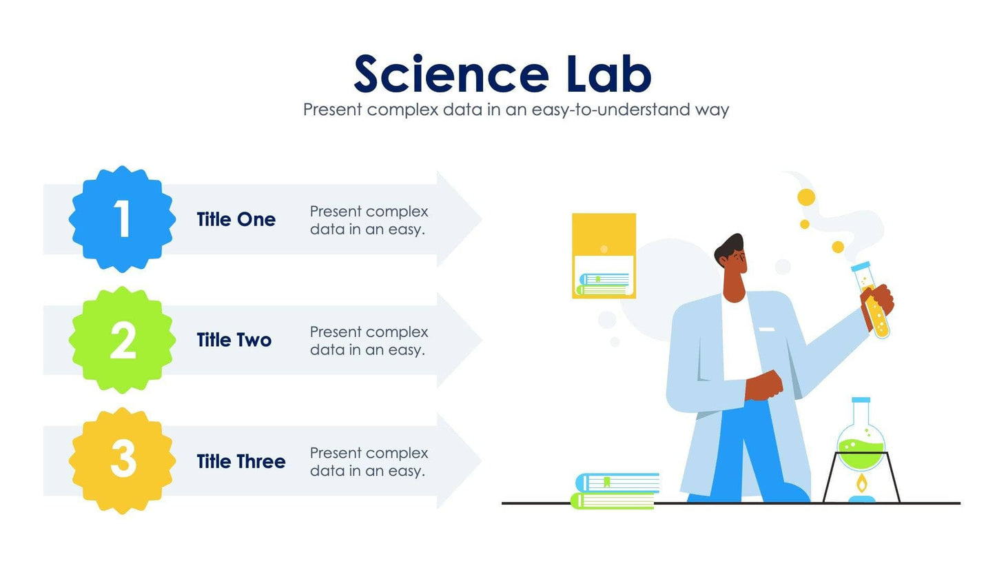 Science Lab Slide Infographic Template S02022307 – Infografolio