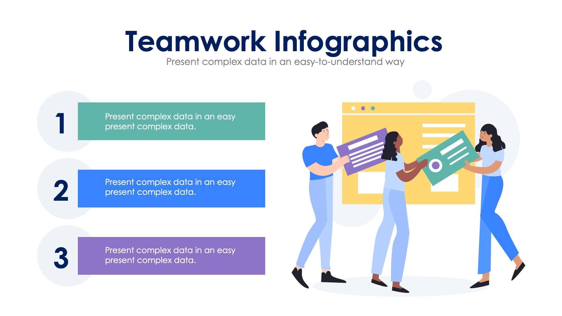 Teamwork Slide Infographic Template S02062313 – Infografolio