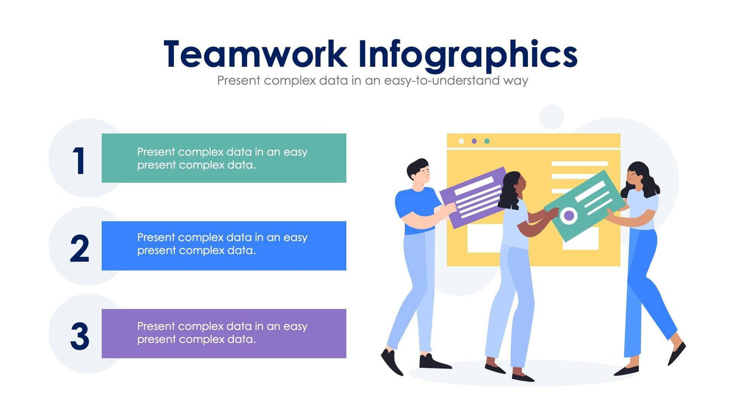 Teamwork Slide Infographic Template S02062313 – Infografolio