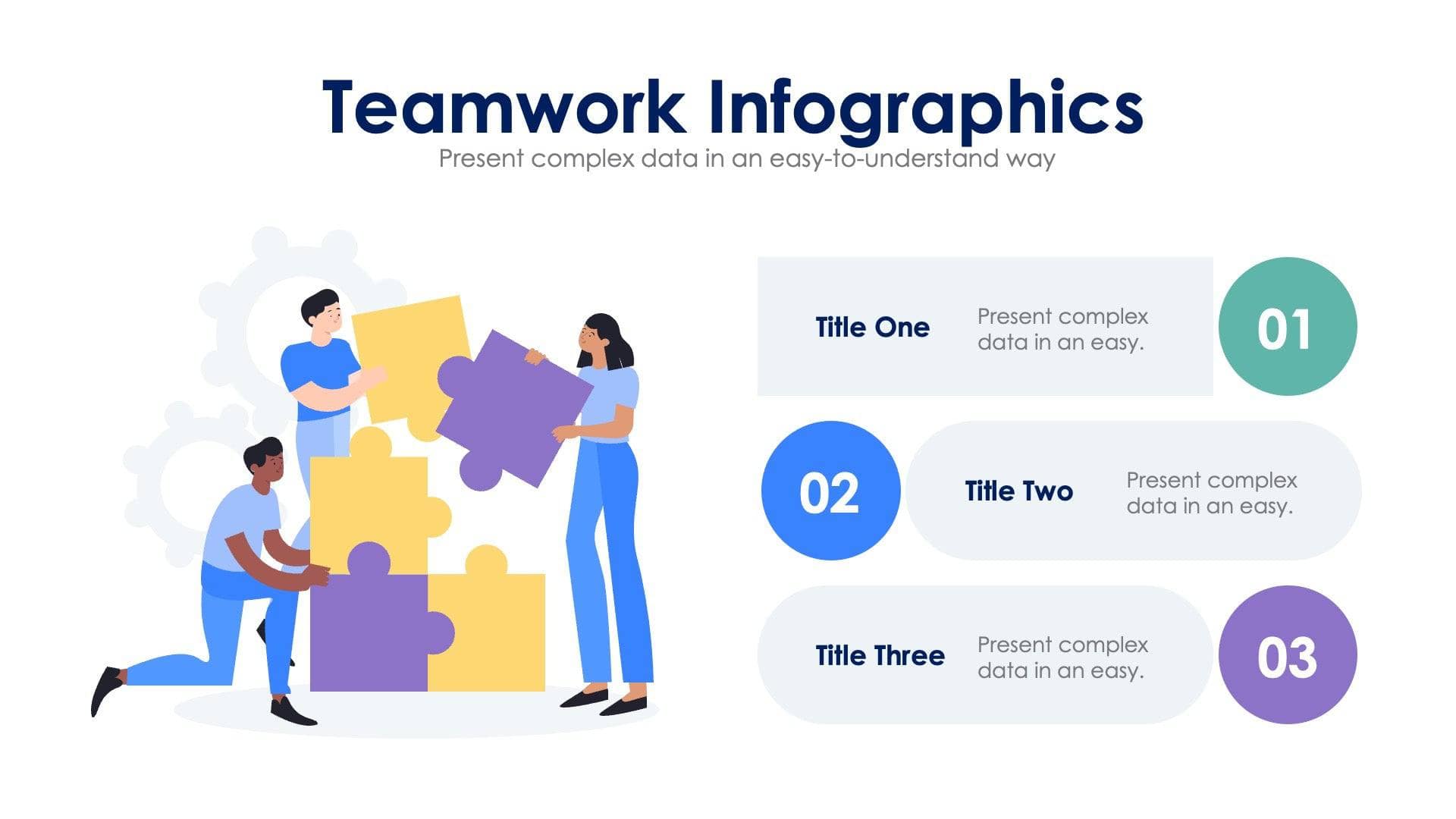 Teamwork Slide Infographic Template S02062314 | Infografolio