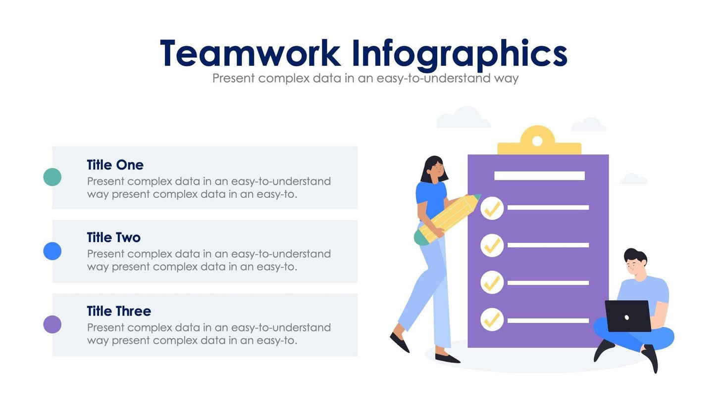 Teamwork Slide Infographic Template S02062319 – Infografolio