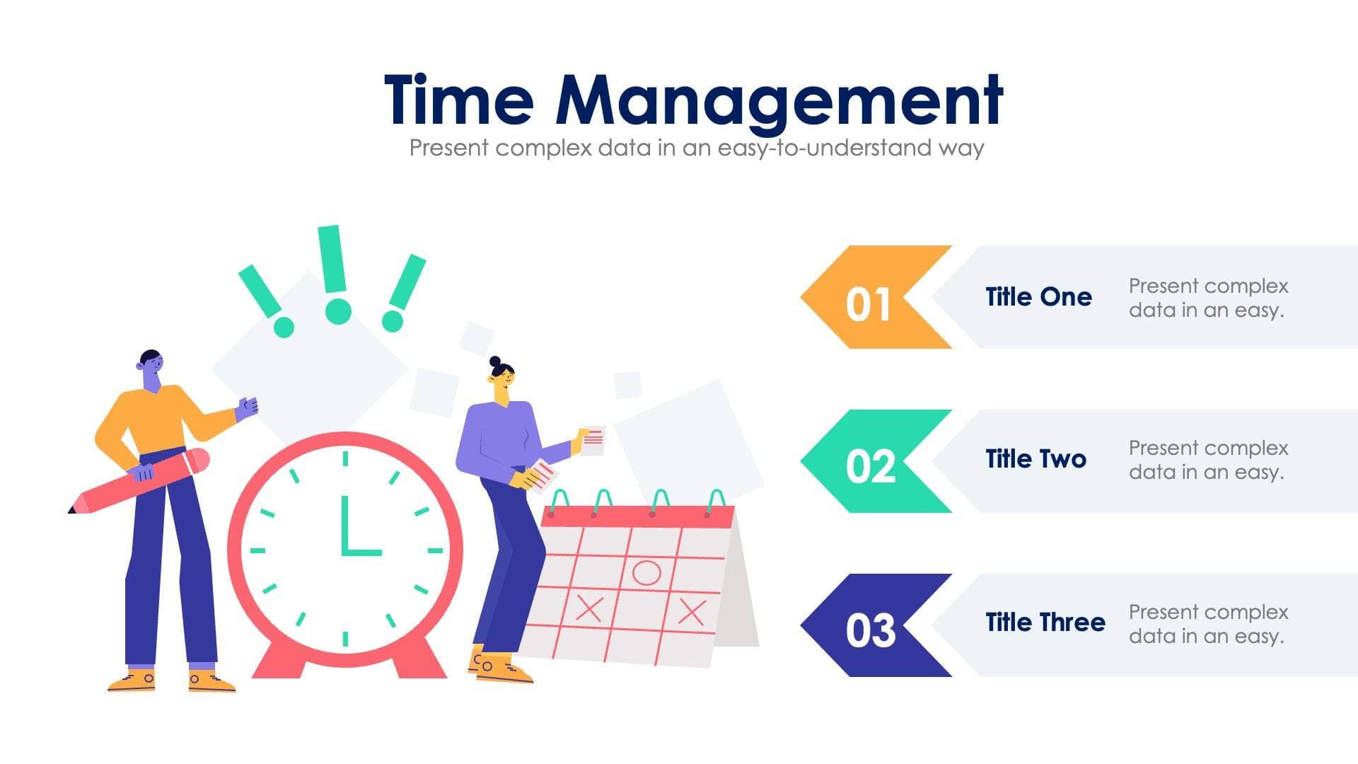 Time management PowerPoint template and Keynote Slide