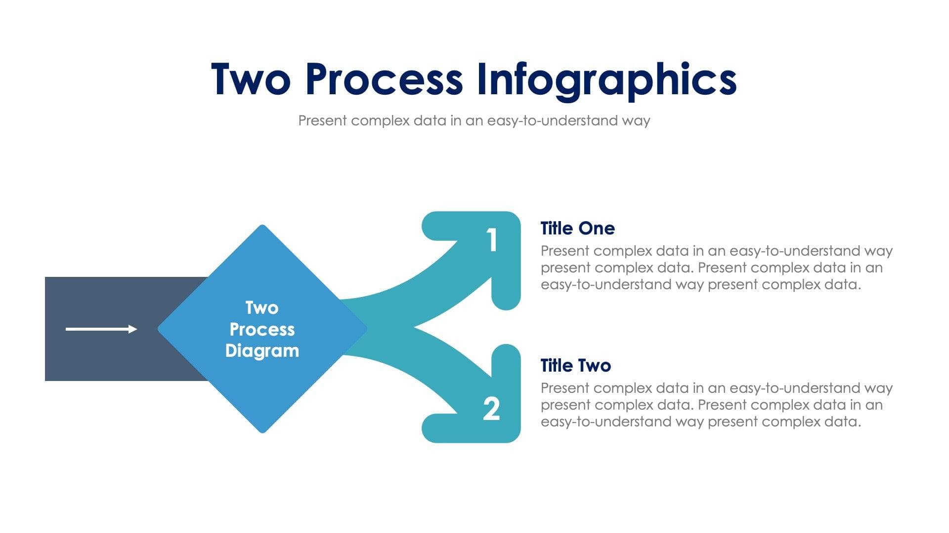 Two Process Infographic Template S01182403 | Infografolio