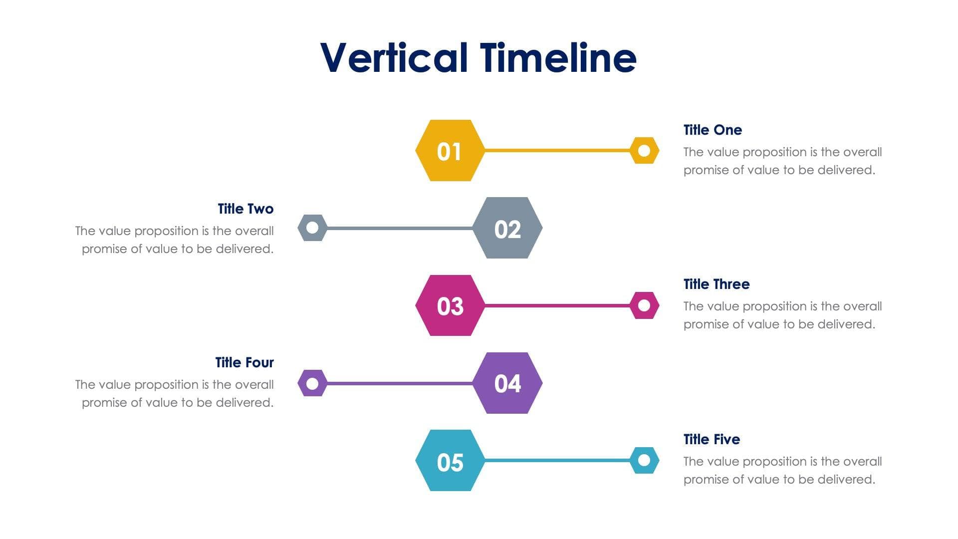 Vertical Timeline Slide Infographic Template S04202310 | Infografolio